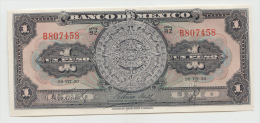 Mexico 1 Peso 1950 UNC NEUF Pick 46b  46 B Series BZ - México
