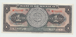 Mexico 1 Peso 1950 UNC NEUF Pick 46b  46 B Series CR - Mexiko