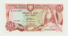 Cyprus 50 Cents 1983 UNC NEUF Pick 49a - Zypern