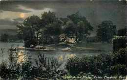 235125-Ohio, Cleveland, Moonlight On Shaker Lakes, Braun Post Card Co No A-6273 - Cleveland