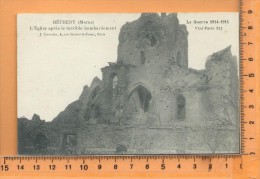 BETHENY: Guerre 1914-1915, L' Eglise Après Le Bombardement - Bétheny