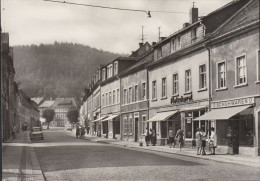 D-01816 Bad Gottleuba-Berggießhübel - Ernst-Thälmann-Straße - Fleischerei - Car - Tabbant - Trabbi - Bad Gottleuba-Berggiesshübel