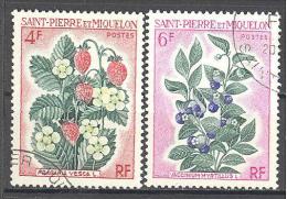 Saint Pierre Et Miquelon: Yvert N° 402/4°; Fleurs; Voir Scan - Oblitérés