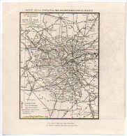Delcampe - Carte Géographique - Département 78 SEINE Et OISE - Environ 1836/38 - Strassenkarten
