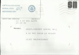 1995 Entier Du Service National - Official Stationery