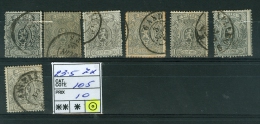 N° 23  7x-5 Obl  / 1866-67 - 1866-1867 Coat Of Arms