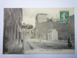 ARAMON  (Gard)  :  Vue Du Château Et Du  PONT    - Aramon