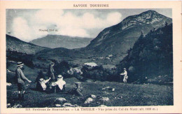 Environs De Montmélian - LA THUILE - Vue Prise Du Col Du Mont - Montmelian