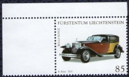 Liechtenstein 2014 Neuf Stamp Coin De Feuille Car Voiture Rolls Royce - Unused Stamps