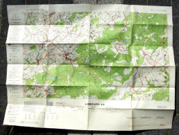 Situation 1931 CARTE D ETAT-MAJOR De LIMBOURG EUPEN WELKENRAEDT MONSCHAU ROTGEN NEU-MORESNET EYNATTEN TOPOGRAPHIE S106 - Cartes Topographiques