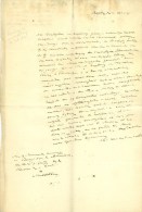 HANDGESCHREVEN INHOUD BRIEF Uit 1830 Van Het KERKBESTUUR Te BIEZELINGE Naar MIDDELBURG (9562) - ...-1852 Préphilatélie