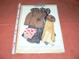 UNIFORMES DETAILS EQUIPEMENT FANTASSIN   ECOSSAIS   GUERRE WWI 1914/18 / - Uniforms