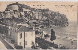 MONACO EN 1900,rocher,vue Ancienne,bord De Mer,plage,maison De L´époque - Sonstige & Ohne Zuordnung