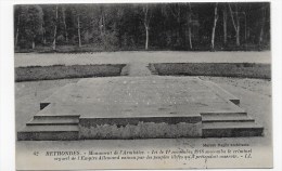 (RECTO / VERSO) RETHONDES - MONUMENT - N°42 - CACHET AMBULANT TRI FERROVIAIRE CHAULNES A ST JUST EN CHAUSSEE - Rethondes