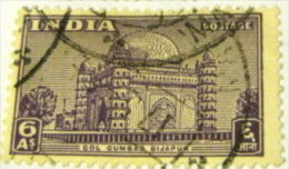 India 1949 Gol Gumbad Bijapur 6a - Used - Usados