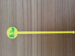 Touilleur "Pulco" (jaune) Type 3 - Swizzle Sticks