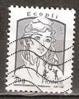 Timbre France Y&T N°4766 (04) Oblitéré. Marianne De Ciappa Et Kawena. Ecopli 20g. Gris. Cote : 0.56 € - 2013-2018 Marianne Of Ciappa-Kawena