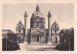 AK Wien - Karlskirche - Außenansicht  - 1933 (11282) - Iglesias