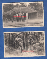2 CPA Photo - Environs De BANGUI ( République Centrafriquaine ) - Entreprise Française Installée - Lire Verso - 1956 - Centrafricaine (République)