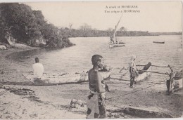 Cpa,afrique,kenya,il Ya 100 Ans,crique,ou Débarqua Le Portugais Vasco De Gama En 1498,baie Océan Indien,rare - Kenya