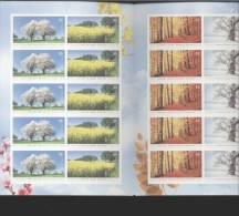 Deutschland BRD ** 2574-2577  MH 65 Vier Jahreszeiten     Selbstklebend  Postpreis 11,00 - 2001-2010