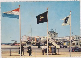 ALLEMAGNE DEUTSCHLAND,L´aéroport De Frankfurt,flughafen,avec Drapeaux,en 1950,rare - Darmstadt