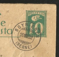 SOYHIÈRES Berne Après 1979 Jura Carte Postale Cachet ! (mauvais Condition) 1932 - Otros & Sin Clasificación