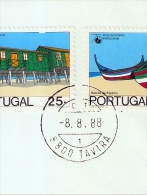 PORTUGAL 1988 Lucky Cover Sent From Postal Code 8800 On 08.08.88 To Germany - Lettres & Documents