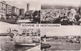 Afrique,africa,COLONIE,AL GERIE FRANCAISE,MOSTAGANEM ,MUSTAGANAM,MOUSTAGHANIM, 1958,port,4 Vues - Mostaganem