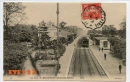 La Gare De Montigny Beauchamps - Locomotive - Train - Montigny Les Cormeilles