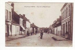 Cpa  Ailly Sur Noye Rue De La République - Ailly Sur Noye