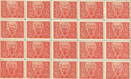 Armenia 1921 SCOTT 280 Block Of 20  MNH - Armenien