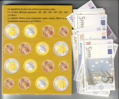 Kit Euro éducation Nationale FRANCE -  Complet - 64 Pièces Et 30 Billets - Variëteiten En Curiosa