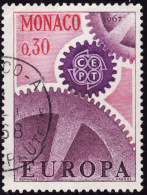 MONACO  1967 -   Y&T  729  -  Europa  30c -  Oblitéré - Usados