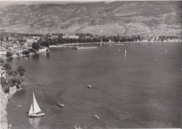 Macédoine  Avant La Guerre,le Lac D´OHRIDE En 1950,dont 1 Partie Appartient à L´albanie,bateau,voilier, Rare - Noord-Macedonië