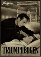 Illustrierte Film-Bühne  -  "Triumphbogen"  -  Mit Ingid Bergmann  -  Filmprogramm Nr. 1497 Von Ca. 1952 - Revistas