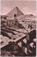 Afrique,égypte,avec Timbre Et Tampons,sphinx Temple And Cheops Pyramid,photo Lehnert Et Landrock,rare, - Other & Unclassified