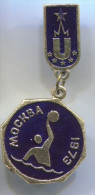 Water Polo, Pallanuoto, Swimming - Soviet Union / Russia, Vintage Pin, Badge, 40x20 Mm - Waterpolo