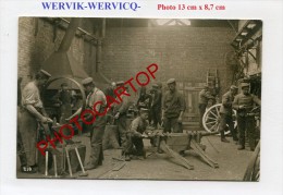 WERVIK-WERVICQ-Charron-Ferronnier-PHOTO Allemande-Guerre 14-18-1 WK-FLANDRES-BELGIEN-FRANCE- - Wervik