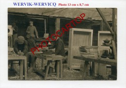 WERVIK-WERVICQ-Menuisiers-PHOTO Allemande-Guerre 14-18-1 WK-FLANDRES-BELGIEN-FRANCE- - Wervik