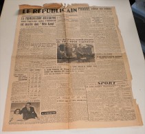 Le Républicain Du Midi Du 29 Novembre 1945.(hommes Grenouilles Anglais) - French