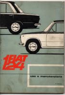 Fiat 124 Berlina E Familiare 1968  Manuale Uso Originale Factory Original Owner's Manual Manuel D'entretien - Engines