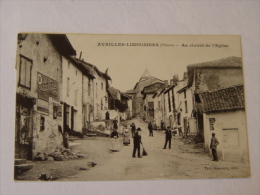 VIENNE-AVAILLES LIMOUSINES-AU CHEVET DE L'EGLISE ED ROUSSEAU ANIMEE - Availles Limouzine