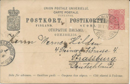 ENTIER POSTAL 1896 POUR L´ALLEMAGNE - Enteros Postales