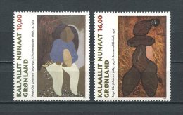 GROENLAND 1997  N° 290/291 ** Neufs = MNH Superbes Cote 11 € Peintures Paintings Aage Gitz Johansen Tableaux - Ungebraucht