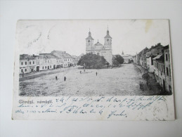 AK 1901 Österreich / Tschechien / Böhmen. Chrast. Namesti. Kirche / Dorfplatz. Seltene AK. Atelier Ku Zhotov. E. Velim, - Czech Republic