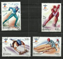 ROMANIA 2010 - WINTER OLYMPIC GAMES - CPL. SET - USED OBLITERE GESTEMPELT USADO - Hiver 2010: Vancouver