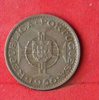 ANGOLA  2,5  ESCUDOS  1956   KM# 77  -    (Nº10512) - Angola