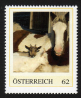 ÖSTERREICH 2013 ** Pferd & Ziege, Horse & Goat - PM Personalized Stamp MNH - Personalisierte Briefmarken