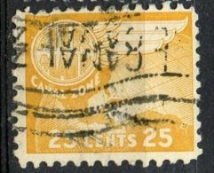 Canal Zone 1958 25 Cent Air Mail Issue #C30 - Canal Zone